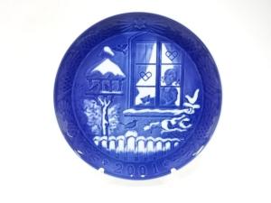 ROYAL COPENHAGEN　ロイヤルコペンハーゲン　「Watchint the Birds」　イヤープレート(2001年)　洋食器